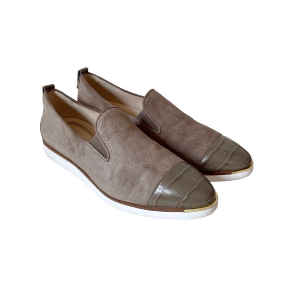 Cole Haan Shoes - Cole Haan Grand Ambition tan suede flats size 8.5